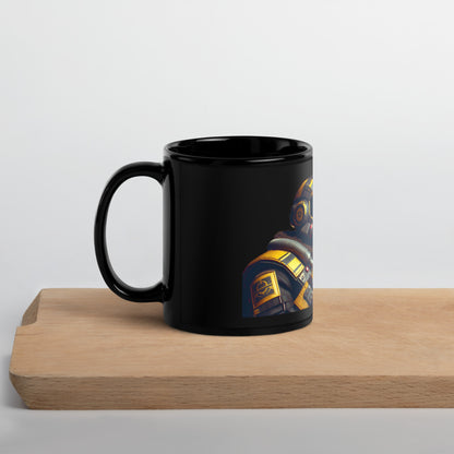 Black Glossy Mug of Libertea