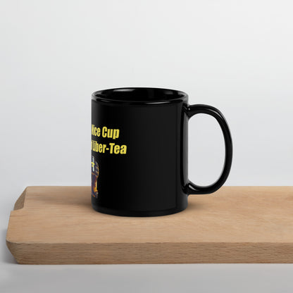 Black Glossy Mug of Libertea