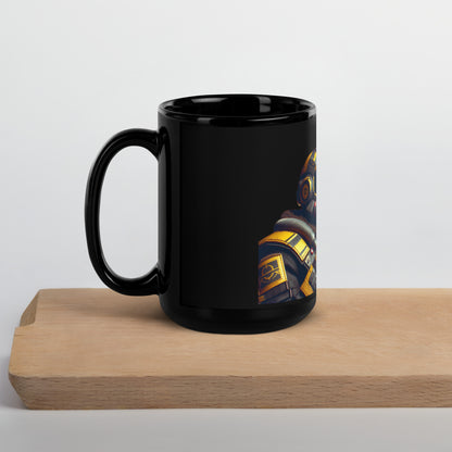 Black Glossy Mug of Libertea