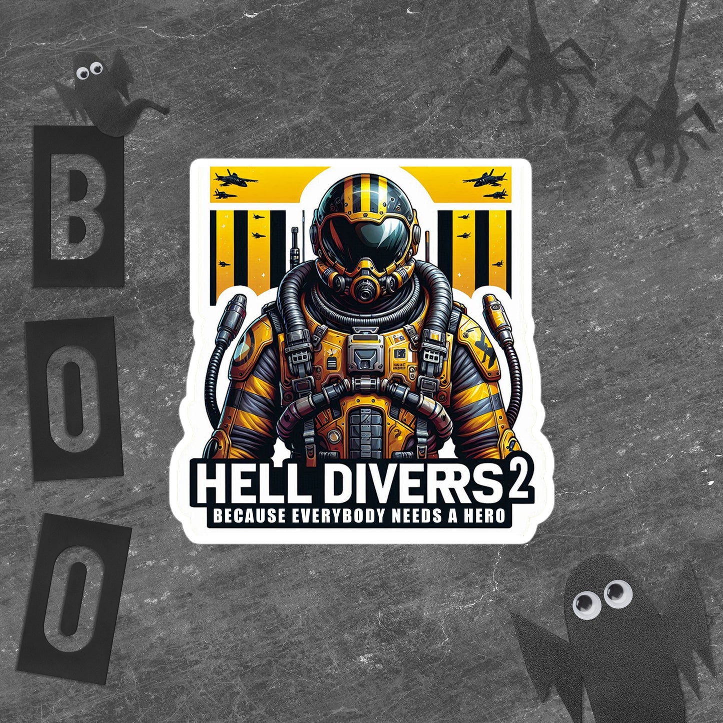 Helldivers Hero Sticker